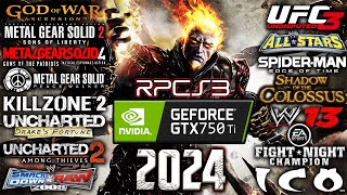 RPCS3 in 2024  GTX 750 Ti  Ryzen 5 2600 in 2024  15 Games Tested in 2024 [upl. by Haile]