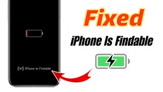 how to fix iphone is findable after power off  iphone findable after power off not working [upl. by Ibbison]