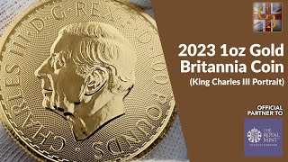 🔔 2023 1oz Gold Britannia Coin King Charles III Portrait [upl. by Aicirtac605]