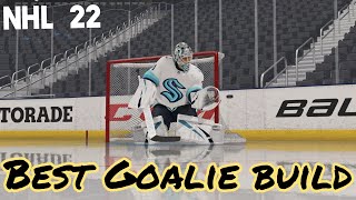 NHL 22  BEST GOALIE BUILD  TO START WITH [upl. by Wynny]