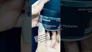 Quench intense hydration night cream sleepingmask for moisturerecharging nightcream hydration [upl. by Farrington]