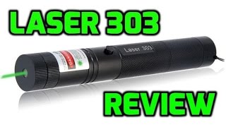 Laser 303 Green 532nm Burning Laser Pointer Review [upl. by Gleason]