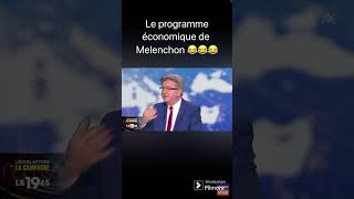 Le programme économique de Melenchon 😂😂😂 [upl. by Coad]