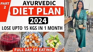 How To Lose Weight Fast 15 Kgs In 1 Month  Ayurvedic Diet Plan For Weight Loss In 2024  Fat to Fab [upl. by Eiramit]