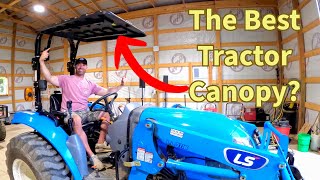 RhinoHide Tractor Canopy Unbiased Review and Install [upl. by Tedmann]