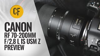 Canon RF 70200mm f28 L IS USM Z lens preview [upl. by Enneyehs]