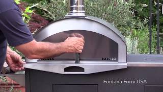 Pizza e Cucina Backyard WoodFired Pizza Oven  Fontana Forni USA [upl. by Htebazil775]