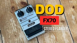 DOD FX70 Stereo Flanger [upl. by Naomi694]