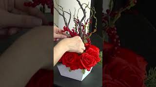 Hermoso y Elegante Arreglo Navideño🎄DIY centrodemesa navidad christmascrafts manualidadesnavidad [upl. by Jeffers]