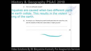 Question 5a PSAC 2018 [upl. by Dorine165]