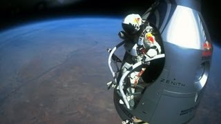 FBaumgartner JUMP FULL VIDEO WELTREKORDE 2012 [upl. by Arimlede]