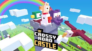 Crossy Road Castle  Unihorse Castle with Chicken [upl. by Nirrak]