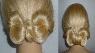 SCHNELLE EINFACHE Frisur für jeden Anlass Mittellanges Haar Updo Hair Prom HairstylePeinados [upl. by Anuat232]