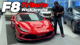 Ferrari F8 quotFastest MidEngine V8 Ferrariquot  Walk around  Full Honest Detailed Review [upl. by Ladnyk505]