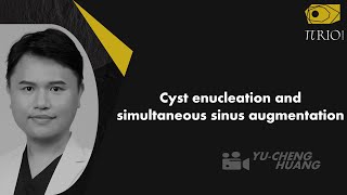 Cyst enucleation and simultaneous sinus augmentation [upl. by Ueih]