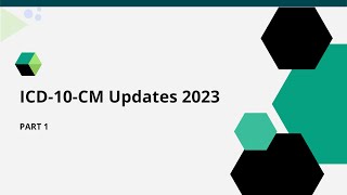 ICD10CM Coding Updates 2023  Part 1 [upl. by Bobker]