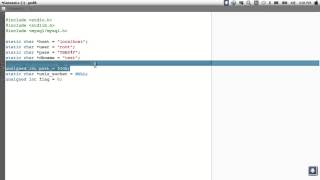 C Mysql API tutorial No1 [upl. by Dorolice]