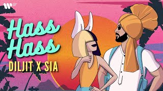 Hass Hass Official Video Diljit X Sia [upl. by Vil584]