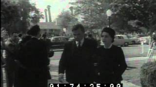 Humphrey Bogart Funeral in Beverly Hills 18 January 1957 [upl. by Ailahs]