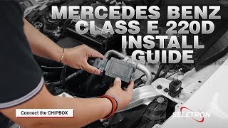 CHIPBOX® Install Guide Mercedes Benz Class E 220d  Seletron Performance Chip [upl. by Imerej]