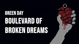 Green Day  Boulevard of Broken Dreams Clean  Lyrics [upl. by Aik]