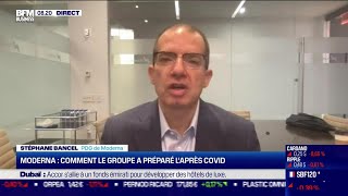 Stéphane Bancel Moderna  Comment le groupe Moderna a préparé laprès Covid [upl. by Danette453]