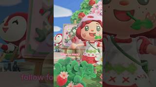 I am an 🍓 aesthetic 🍓🩷🎀🍰🫶 ACNH  animal crossing new horizons [upl. by Redmer]