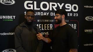 Murthel Groenhart prefight interview Glory 90 [upl. by Sirah]