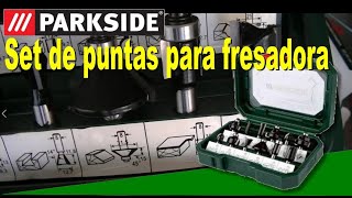 Set de puntas para fresadora de parkside [upl. by Akym]