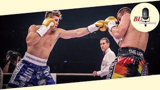 Boxen Vincent Feigenbutz verteidigt IBFTitel gegen Ryno Liebenberg [upl. by Anaytat]