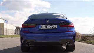 BMW 330i G20 sound  start and acceleration [upl. by Yrot]