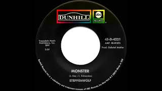 1970 HITS ARCHIVE Monster  Steppenwolf mono 45 [upl. by Esaj]