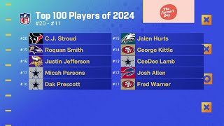 What stands out from Nos 1120 of NFL Top 100 players of 2024  GMFB [upl. by Ativet16]