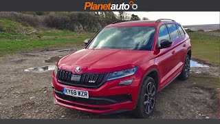 Skoda Kodiaq vRS 2019 Review and Road Test [upl. by Jasisa71]