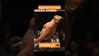 Ngannou Uppercut KOs Overeem ufc218 mma fighting [upl. by Ycnan]