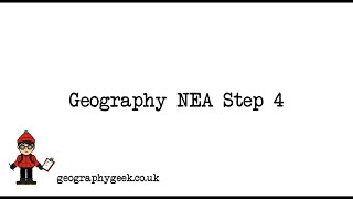 AQA A Level geography NEA Part 4 Getting enough detail into the methodology [upl. by Notsirhc]