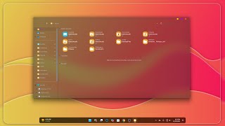 Android Style Theme For Windows 11  Windroid Theme  Windows 11 Glass Theme [upl. by Ahsenrac509]