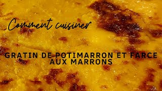 recette gratin de potimarron et farce aux marrons [upl. by Yong]