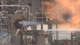 Rotating Detonation Rocket Engine Test at Marshall Space Flight Center [upl. by Adnaugal]