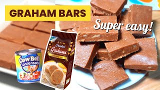 Condensed milk and Graham bars  Napakadaling Gawin  Easy Snack for Kids [upl. by Erda505]