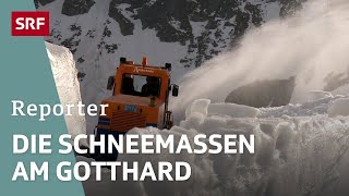 Schneeräumung am Gotthardpass  Unterwegs mit Strassenmeister Werner Gnos  Reportage  SRF Dok [upl. by Cheffetz]