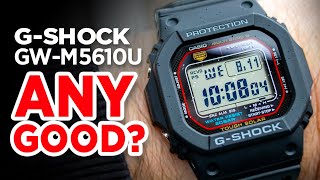 CASIO GSHOCK GWM5610U Digital Watch Review  The Casio Square to Rule them all [upl. by Asyl]