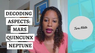 Natal Mars Quincunx Neptune  Astrology Aspects Tutorial [upl. by Aizatsana]