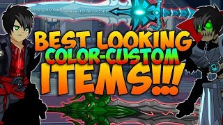 BEST LOOKING ColorCustom Items NON MEMBER AQWORLDS [upl. by Brenner]