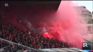 Bengalische Feuer im Grünwalder Stadion  BR24 [upl. by Pomfrey]