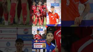 One of The best strikers women player of Nepal SAMBA ♥️ shortvideo football footballer [upl. by Mariejeanne]