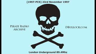 PC5 23rd November 1997 London Underground 894Mhz [upl. by Fihsak]