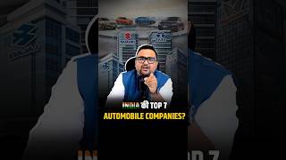 India की Top 7 Automobile Companies कौन सी हैं shorts hyundai business [upl. by Joycelin139]