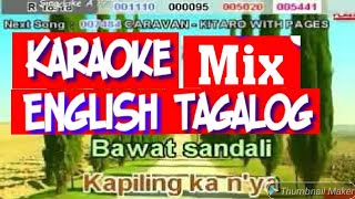 Karaoke tagalog amp English mix collections popular karaoke  Karaoke Version  videoke [upl. by Natalie]