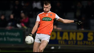 Rían ONeill Pass  Armagh v Cavan  BOI Dr McKenna Cup [upl. by Nikkie]